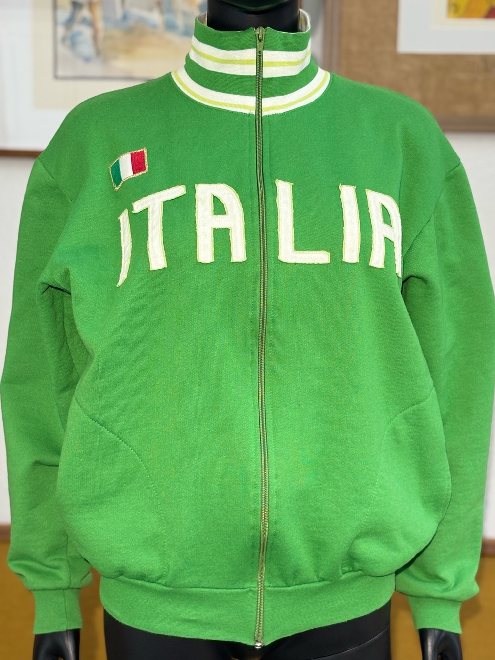 Italia zip up track jacket from 1973